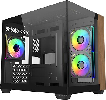Фото Cooler Master Elite 481 Wood w/o PSU Black (E481-KHNN-S00)