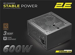 Фото 2E Gaming Stable Power 600W (2E-ST600BR-120)