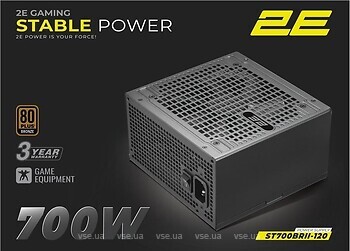 Фото 2E Gaming Stable Power Pro 700W (2E-ST700BRII-120)