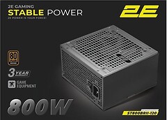 Фото 2E Gaming Stable Power Pro 800W (2E-ST800BRII-120)