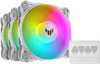 Фото Asus TUF Gaming TF 120 ARGB Triple Fan Kit White (90DA0033-B09030)