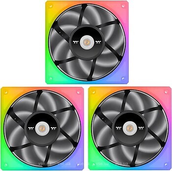 Фото Thermaltake Toughfan 12 RGB High Static Pressure 3-Fan Pack Black (CL-F135-PL12SW-A)