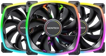 Фото Montech AX120 PWM 3 in 1 Black (B3I1)