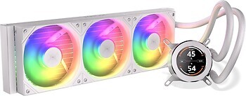 Фото Krux HydroGlance 360 ARGB LCD White (KRXE005)