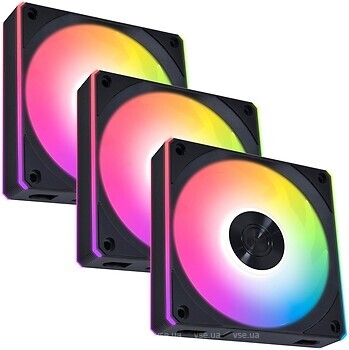 Фото Lian Li UNI FAN CL Wireless Reverse Blade 3 in 1 Black (G99.12RCL1W3B.00)