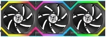 Фото Lian Li Uni Fan SL Wireless 120-3 Reverse Blade Black (G99.12RSL1W3B.00)
