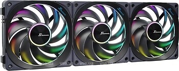 Фото Seasonic MagFlow ARGB 3-Fan Kit 120 mm Black