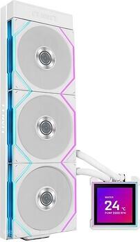 Фото Lian Li HydroShift II LCD-S 360 TL White (G89.GHS2LCDS36TW.00)