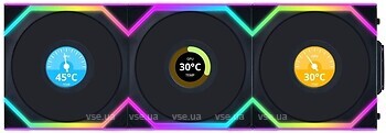Фото Lian Li Uni Fan SL Wireless LCD 120 3 in 1 Black (G99.12SLLCD1W3B.00)
