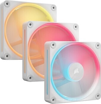 Фото Corsair iCUE Link LX120-R RGB PWM Reverse White 3-Pack (CO-9051054-WW)
