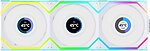 Фото Lian Li Uni Fan SL Wireless LCD 120 3 in 1 White (G99.12SLLCD1W3W.00)