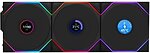 Фото Lian Li UNI FAN TL120 LCD Wireless 3 in 1 Black (G99.12TLLCD1W3B.00)
