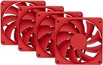 Фото Hyte FA12 PWM FAN 4-Pack Wild Cherry (FAN-HYTE-FA12-RR-4)
