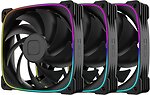 Фото Geometric Future Squama 3003-12 ARGB Triple Pack Black (GEO-S3003B-12T)