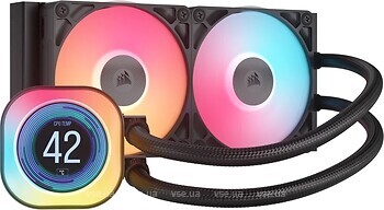 Фото Corsair iCUE LINK Titan 240 RX LCD RGB Black (CW-9061022-WW)
