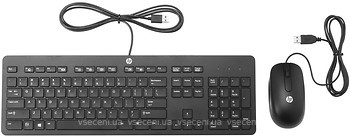 Фото HP Slim Keyboard and Mouse Black USB (T6T83AA)