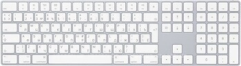 Фото Apple Magic Keyboard with Numpad RU/EN White Bluetooth (MQ052RS/A)