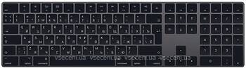 Фото Apple Magic Keyboard with Numeric Keypad RU/EN Space Grey (MRMH2RS/A)