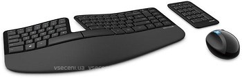 Фото Microsoft Sculpt Ergonomic Keyboard Black USB (5KV-00005)
