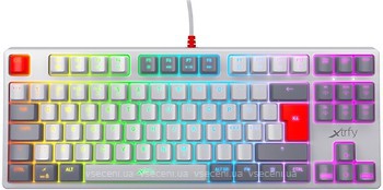 Фото Xtrfy K4 TKL RGB Retro Kailh Red UA-RU Black USB