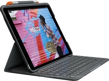 Фото Logitech Slim Folio Case for iPad 10.2 Graphite Bluetooth (920-009473)