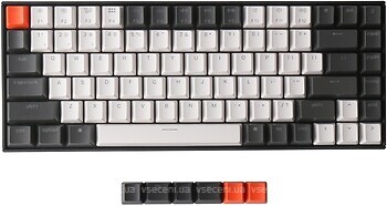 Фото Keychron K2 84 Gateron Blue Hot Swap White-Black Bluetooth (K2A2H)