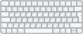 Фото Apple Magic Keyboard with Touch ID RU Bluetooth White (MK293RS/A)