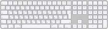 Фото Apple Magic Keyboard with Touch ID and Numeric Keypad Bluetooth White (MK2C3UA/A)