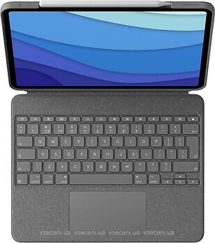 Фото Logitech Combo Touch Keyboard for iPad Pro 12.9 5th Gen Grey (920-010214)