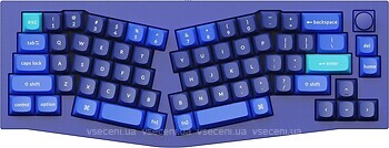 Фото Keychron Q8 QMK Custom Mechanical Keyboard Gateron G Pro Brown Navy Blue USB (Q8O3)
