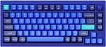 Фото Keychron Q1 QMK Custom Mechanical Keyboard V2 Gateron G Pro Brown Navy Blue USB (Q1O3)