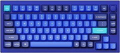 Фото Keychron Q1 QMK Custom Mechanical Keyboard V2 Gateron G Pro Brown Navy Blue USB (Q1O3)