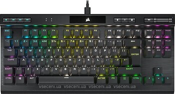 Фото Corsair K70 RGB TKL Mechanical Gaming Keyboard Black USB (CH-9119010-NA)