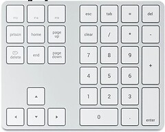 Фото Satechi Bluetooth Extended Keypad Silver (ST-XLABKS)