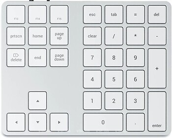 Фото Satechi Bluetooth Extended Keypad Silver (ST-XLABKS)