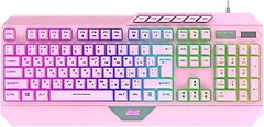 Фото 2E Gaming Keyboard KG315 RGB Pink USB (2E-KG315UPK)