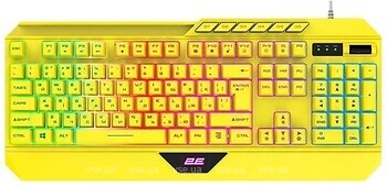Фото 2E Gaming Keyboard KG315 RGB Yellow USB (2E-KG315UYW)
