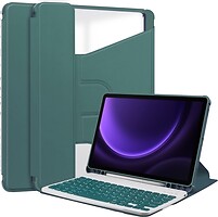 Фото BeCover 360° Rotatable for Samsung Galaxy Tab S9 SM-X710/SM-X716 S9 FE SM-X510/SM-X516B Dark Green Bluetooth (710428)