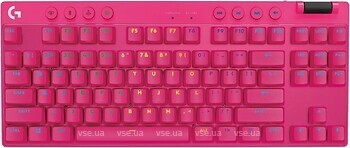 Фото Logitech Pro X TKL Lightspeed Gaming Keyboard Pink Bluetooth/USB (920-012159)