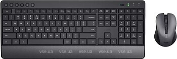 Фото Trust Comfort Wireless Keyboard & Mouse Set USB Black (24529)