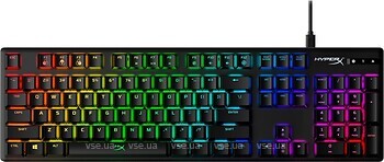 Фото HyperX Alloy Origins Core PBT Mechanical Gaming Keyboard Black USB (4P5P0AA#ABA)