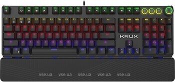 Фото Krux Crato Pro RGB Outemu Brown Black USB (KRX0085)