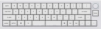 Фото Keychron Q9 QMK Custom Mechanical Keyboard Shell White USB (Q9L-P1)