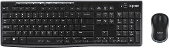 Фото Logitech MK270 Wireless Combo Black USB (920-003381)