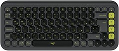 Фото Logitech POP Icon Keys Graphite/Green Bluetooth (920-013157)