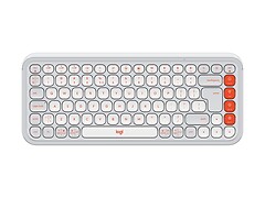 Фото Logitech POP Icon Keys Off-White/Orange Bluetooth (920-013072)