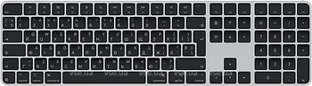 Фото Apple Magic Keyboard with Touch ID and Numeric Keypad Bluetooth Black (MXK83)
