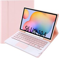 Фото BeCover Smart Case Keyboard TouchPad for Samsung Galaxy Tab S6 Lite 10.4 P610/P613/P615/P619 Pink Bluetooth (712365)