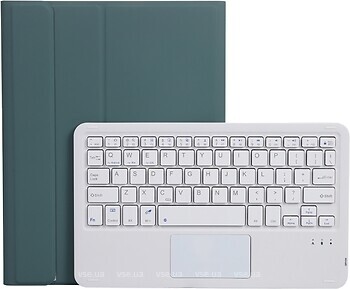 Фото BeCover Smart Case Keyboard TouchPad for iPad Air 4/5 10.9 2020/2022 Dark Green Bluetooth (712371)