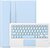 Фото BeCover Smart Case Keyboard TouchPad for Samsung Galaxy Tab A9 Plus SM-X210/SM-X215/SM-X216 Light Blu Bluetooth (712414)